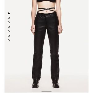 ISO ZARA LEATHER PANTS